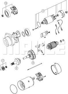 MAHLE MS 759 - Rozrusznik