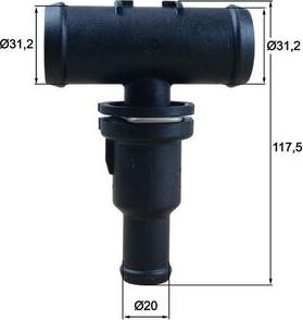 MAHLE TH 53 75 - Termostat cieczy chłodzącej