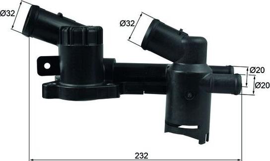 MAHLE TH 52 - Termostat cieczy chłodzącej
