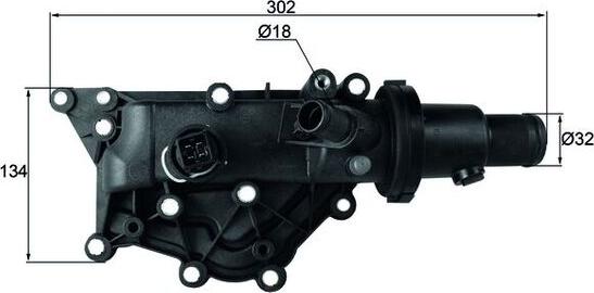 MAHLE TH 60 89 - Termostat cieczy chłodzącej