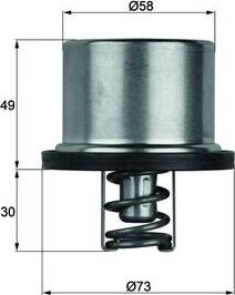 MAHLE THD 1 71 — Termostat, środek chłodzący