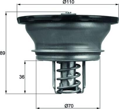 MAHLE THD 3 82 — Termostat, środek chłodzący