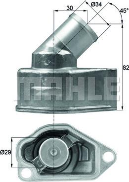 MAHLE TI 9 92 — Termostat, środek chłodzący