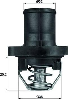 MAHLE TI 47 89 — Termostat, środek chłodzący