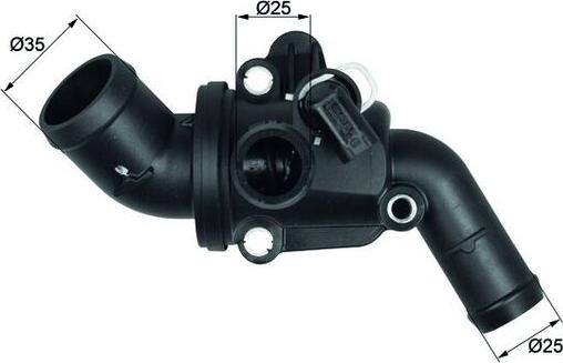 MAHLE TI 14 87 — Termostat, środek chłodzący