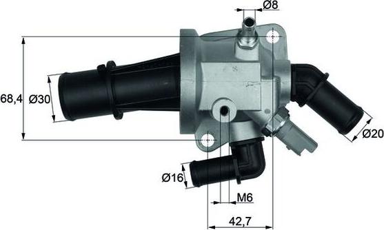 MAHLE TI 153 88 — Termostat, środek chłodzący
