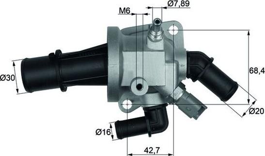 MAHLE TI 164 88 — Termostat, środek chłodzący