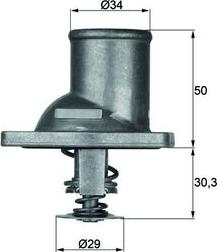 MAHLE TI 1 83 - Termostat cieczy chłodzącej