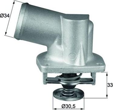 MAHLE TI 132 92D — Termostat, środek chłodzący