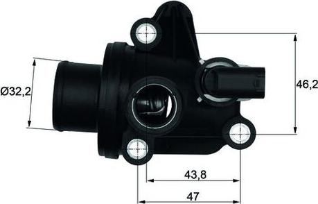 MAHLE TI 12 87 — Termostat, środek chłodzący