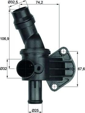 MAHLE TI 8 87 — Termostat, środek chłodzący