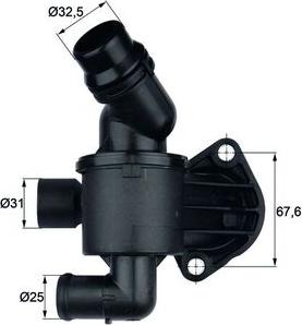 MAHLE TI 34 87 — Termostat, środek chłodzący