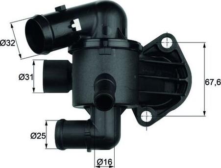 MAHLE TI 33 87 — Termostat, środek chłodzący