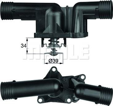 MAHLE TI 24 95 - TERMOSTAT BMW 95C E36