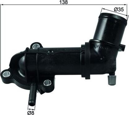 MAHLE TI 245 88 — Termostat, środek chłodzący