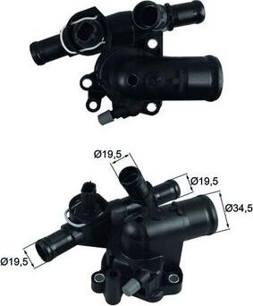 MAHLE TI 248 89 — Termostat, środek chłodzący