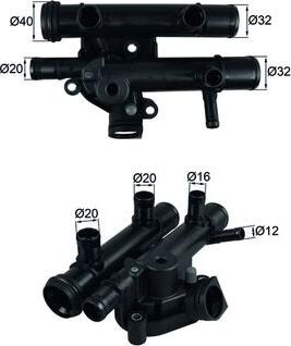 MAHLE TI 259 83D — Termostat, środek chłodzący