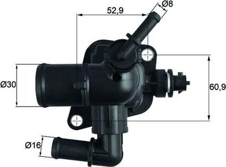MAHLE TI 251 88D — Termostat, środek chłodzący