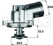 MAHLE TI 21 71 — Termostat, środek chłodzący