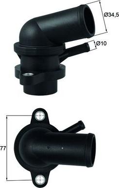 MAHLE TI 239 87D — Termostat, środek chłodzący