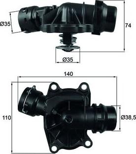 MAHLE TI 233 88 — Termostat, środek chłodzący
