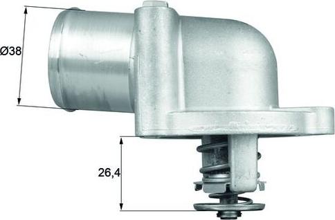 MAHLE TI 78 87D — Termostat, środek chłodzący