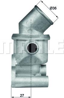 MAHLE TI 72 87D — Termostat, środek chłodzący