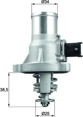 MAHLE TM 41 105 - Termostat cieczy chłodzącej