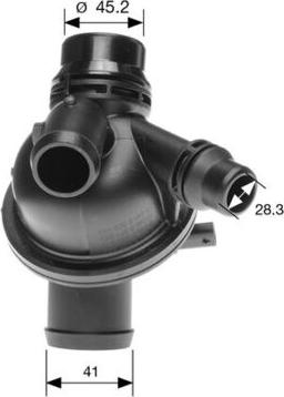 MAHLE TM 42 103 — Termostat, środek chłodzący