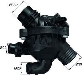 MAHLE TM 30 97 - Termostat cieczy chłodzącej