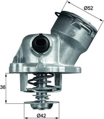 MAHLE TM 29 100D — Termostat, środek chłodzący