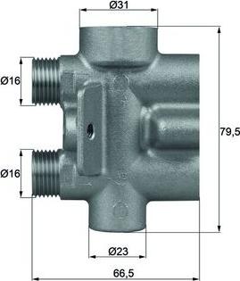 MAHLE TO 9 75 — Termostat, chłodzenie oleju