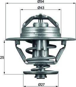 MAHLE TX 93 79D — Termostat, środek chłodzący