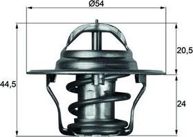 MAHLE TX 4 92D — Termostat, środek chłodzący