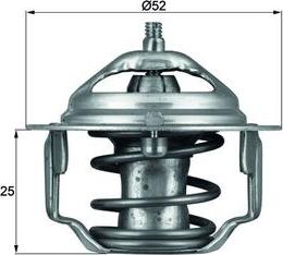 MAHLE TX 64 82 — Termostat, środek chłodzący