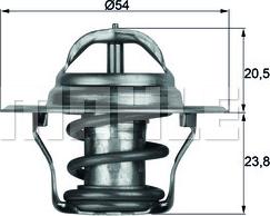 MAHLE TX 14 80D — Termostat, środek chłodzący
