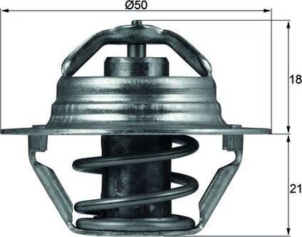 MAHLE TX 100 89 D — Termostat, środek chłodzący