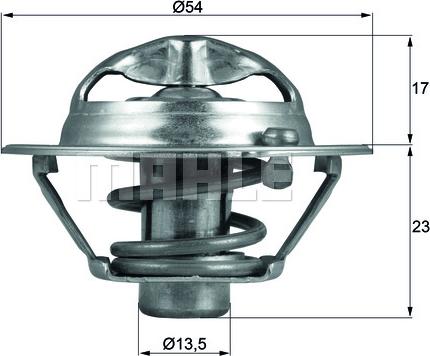 MAHLE TX 118 82D — Termostat, środek chłodzący