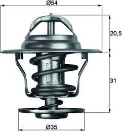 MAHLE TX 13 71D — Termostat, środek chłodzący