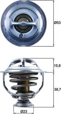 MAHLE TX 123 95D — Termostat, środek chłodzący