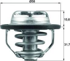 MAHLE TX 122 82 — Termostat, środek chłodzący