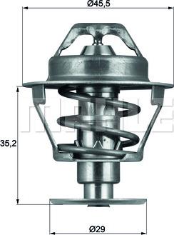 MAHLE TX 81 89D - Termostat cieczy chłodzącej