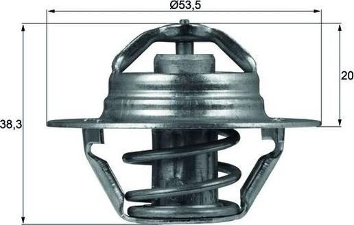 MAHLE TX 88 88D — Termostat, środek chłodzący