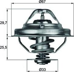 MAHLE TX 38 88 D - TERMOSTAT BMW 88C E36 318TDS
