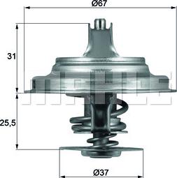 MAHLE TX 25 71D — Termostat, środek chłodzący
