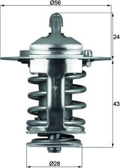 MAHLE TX 70 82 — Termostat, środek chłodzący