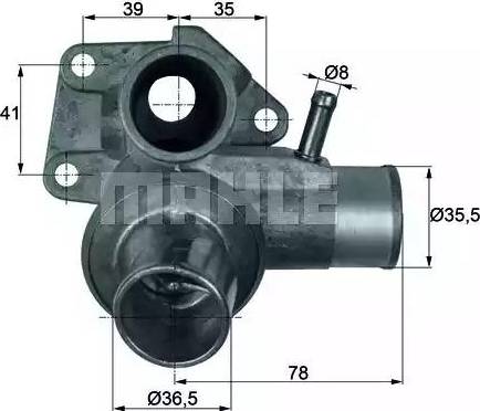 MAHLE TI 63 85D — Termostat, środek chłodzący