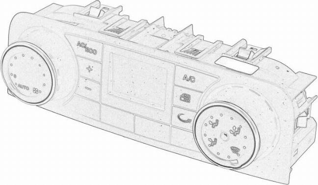 MAN 81.61990.6126 - Element sterujący klimatyzacji