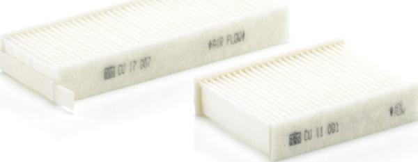 Mann-Filter CU 17 009-2 — Filtr kabinowy