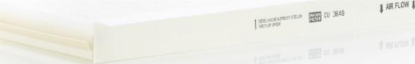 Mann-Filter CU 3649 — Filtr kabinowy